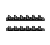 Oxtxuzdm Support mural pour canne à pêche vertical/horizontal pour garage, sous-sol, support d'installation facile