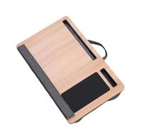 Oxtxuzdm Support pour ordinateur portable avec support de téléphone portable jusqu'à 17", coussinet intégré et repose-poignet pour ordinateur portable, support pour lit