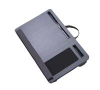 Oxtxuzdm Support pour ordinateur portable avec support de téléphone portable jusqu'à 17", coussinet intégré et repose-poignet pour ordinateur portable, support pour lit