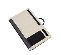 Oxtxuzdm Support pour ordinateur portable avec support de téléphone portable jusqu'à 17", coussinet intégré et repose-poignet pour ordinateur portable, support pour lit