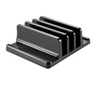 Oxtxuzdm Support vertical pour ordinateur portable avec fente réglable, convient pour un bureau peu encombrant, support vertical réglable pour ordinateur portable