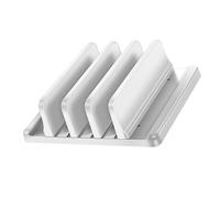 Oxtxuzdm Support vertical pour ordinateur portable avec fente réglable, convient pour un bureau peu encombrant, support vertical réglable pour ordinateur portable