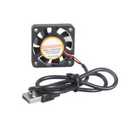 Oxtxuzdm Ventilateur de refroidissement USB à roulement à huile 40 x 10 mm DC5 V silencieux pour équipement de réseau et électronique Ventilateur USB économe en énergie pour ordinateurs de bureau
