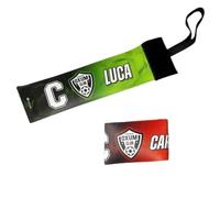 OXUM Sport - Brassard de Capitaine Personnalisé pour Football - Personnalisez avec Votre Écusson, Nom et Drapeau - Brassard Élastique et Ajustable (KAOS)