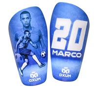 Oxum Sport - Protège-Tibias de Football Personnalisés pour Enfants et Adultes - Personnalise avec ta Photo, Numéro et Nom - Pochette pour protège-Tibias Offerte- Gamme Pro Thor