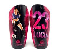 Oxum Sport - Protège-Tibias de Football Personnalisés pour Enfants et Adultes - Personnalise avec ta Photo, Numéro et Nom - Pochette pour protège-Tibias Offerte - Gamme One Valkyrie