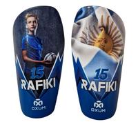Oxum Sport - Protège-Tibias de Football Personnalisés pour Enfants et Adultes - Personnalise avec ta Photo, Numéro et Nom - Pochette pour protège-Tibias Offerte- Gamme Pro Kali