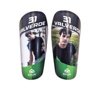 Oxum Sport - Protège-Tibias de Football Personnalisés pour Enfants et Adultes - Personnalise avec ta Photo, Numéro et Nom - Pochette pour protège-Tibias Offerte- Gamme Pro Phoenix