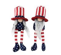 Oxxggkao 1/2 pcs Patriotic Veterans Day Président Election Decor Nisse Tomte 4th of July Gift Handmade Scandinave Plush Doll