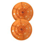 Oxxggkao 1. Lot de 2 disques de plantation lastiques réutilisables avec trous anti-sabot qui améliorent le drainage et la santé du sol pour les pots hauts en plastique réutilisables