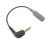 Oxxggkao Adaptateur audio robuste 3,5 mm vers TRRS Microphone Câble adaptateur pour SC3 / SC4 pour les amateurs de voyages et de enregistrements de voyage, connexion smartphone DSLR