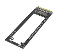 Oxxggkao Adaptateur d'extension EDSFF E1.S Drive vers U.2 prenant en charge les vitesses PCIe4.0 pour les applications intensives de données Fast NVMe Transfer Link