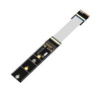 Oxxggkao Adaptateur sans pilote M vers double A/E 64 Gbit/s Transfert rapide prenant en charge plusieurs systèmes NVMe PCIe Câble de conversion
