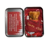 Oxxggkao Adorable ours de Noël Pocket Jouet câlin petit jouet en peluche