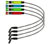 Oxxggkao Alarme de pêche extrême sensible avec LED haute observabilité pour la nuit en ABS sans rouille