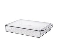 Oxxggkao Armoire de cuisine empilable en PET pour réfrigérateur, congélateur, boîte de rangement alimentaire avec poignée et couvercle organisateur pour fruits, yaourts, collations, pâtes