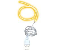 Oxxggkao Bande lumineuse flexible à filament LED à 360 degrés - Éclairage à 360 degrés - Ampoule pliable - Éclairage à diode - Lumière flexible