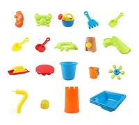 Oxxggkao Beach Toy Kids Set de pelles de jeu pour enfants en plastique toxique et sable pour creuser la table d'activités aquatiques