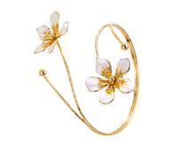 Oxxggkao Bijou floral extensible fabriqué en alliage convivial pour les amateurs de mode durable et un look unique en alliage convivial, One Size, Comme décrit