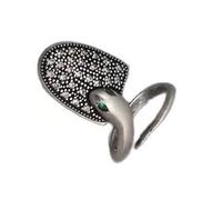 Oxxggkao Bijoux de doigt réglables avec zircon élégant et symbolique inspiré de la nature, bagues réglables de style européen, taille unique, Comme décrit, Comme décrit.