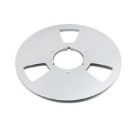 Oxxggkao Bobine professionnelle de 25,4 cm en alliage d'aluminium avec 3 trous pour enregistreurs à bande en alliage d'aluminium