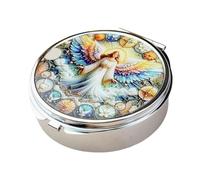 Oxxggkao Boîte à bijoux de voyage multifonctionnelle avec miroir et design anti-fuite pour pilules, accessoires, organiseur de bijoux multifonction en métal