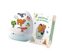 Oxxggkao Boîte à musique rechargeable par USB pour enfant - Veilleuse rotative à 360° - Projecteur d'œufs de dinosaure - Veilleuse d'ambiance
