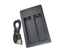 Oxxggkao Boîtier de chargement USB HB01 à 2 emplacements pour batteries 5 V rapide simultané, léger et portable pour station d'accueil