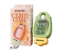 Oxxggkao Bouteille d'eau pour chien avec design en forme de carotte et distributeur de déjections canines intégré pour les petites races d'équipement de promenade en plein air Jolie bouteille d'eau en