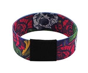 Oxxggkao Bracelet élastique souple avec motif dauphin et fleur pour la course à pied, la natation et un look élégant au quotidien