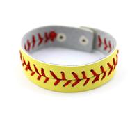 Oxxggkao Bracelets réglables avec breloque de sport pour fille, femme, homme, adolescent, volley-ball, football, baseball réglable pour hommes tressés, taille unique, Comme décrit