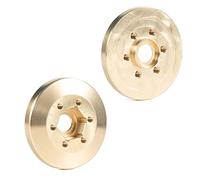 Oxxggkao BrassHub AxialScx10 Mises à niveau TRX4Upgrade Pièces 5,59 cm 1,9 in/4,83 cm Disque de frein pour SCX10 Capra TRX4TRX6 Laiton Hub