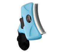 Oxxggkao Brosse de toilettage en acier inoxydable avec dents fines de 1 mm pour chiens et chats - Peigne de démêlage pour petits animaux