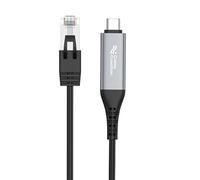 Oxxggkao Câble adaptateur réseau de type C vers RJ45 1000 Mbit/s ne nécessite pas de pilote Instantanément configurations pour un accès Internet rapide Plug Play Gigabit Ethernet Adaptateur