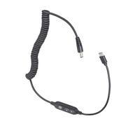 Oxxggkao Câble d'alimentation variable USB C vers 5,5 x 2,1 mm avec réglage électrique réglable, parfait pour une utilisation avec câble adaptateur