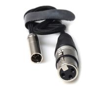 Oxxggkao Câble XLR à 3 broches fiable avec cordon auditif en PVC solide pour une transmission claire du câble sonore vers minuscule