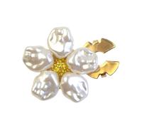 Oxxggkao Cache-boutons en forme de fleur amovible pour femme - Clips décoratifs - Accessoires de bijoux pour robe de chemise - Cadeau pour femme - Boutons de manchette en perles - Blouses et chemises