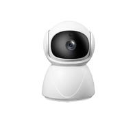 Oxxggkao Caméra de maison rotative 1080p - Alertes en temps réel - Boîtier ABS résistant aux intempéries - Surveillance intérieure haute résolution
