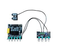 Oxxggkao Carte de préamplificateur 8-36 V - Contrôle de fréquence du son - Module de préampli de cinéma maison - Module de mélange DSP - Module de remplacement pour amplificateur