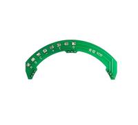 Oxxggkao Carte PCB Hall incurvée pour Le Remplacement du Moteur, pièce de Carte X08 Verte avec Disposition Visible pour l ' alignement du Service et l ' Identification de la Position