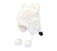 Oxxggkao Chapeau de chat surdimensionné Nouvel An Décorations de fête d'hiver Scène festive Montrant fourrure