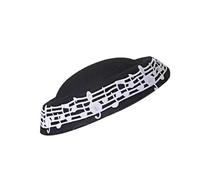 Oxxggkao Chapeau haut de forme Millinery Fedoras pour hôtesse de l'air, hôtesses aériennes, base bibi pour voyage, réunions en plein air, chapeau haut de forme classique rond, Noir , Taille unique