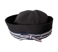 Oxxggkao Chapeau japonais pour fille, costume de jeu de rôle, nœud papillon, marin, adolescente, uniforme pour voyage, Noir , Taille unique