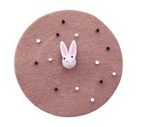Oxxggkao Chapeau mignon de peintre Moe Sweet Japan - Pliage latéral - Accessoire pour cosplay, fête - Chapeaux de peintre avec rabats en vrac - Blanc - Pour hommes, femmes, enfants - Marron