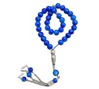 Oxxggkao Chapelet léger en résine avec 33 perles réglables pour la pleine conscience et les rituels bouddhistes élégant fabriqué à la main pour la pratique spirituelle et le port quotidien, taille