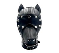 Oxxggkao Coiffe pour chien avec cache-yeux pour Halloween, cosplay, bal masqué avec cordon de serrage réglable pour homme et femme