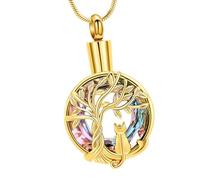 Oxxggkao Collier permanent en forme de bocal pour animal domestique - Breloque cénotaphe non ternie pour préserver les poils et les cendres