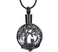 Oxxggkao Collier permanent en forme de bocal pour animal domestique - Breloque cénotaphe non ternie pour préserver les poils et les cendres