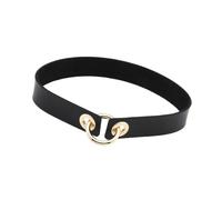 Oxxggkao Collier tendance noir punk polyvalent gothique bijoux collier avec accent en métal et bande en cuir collier de fête, One Size, Comme décrit, Comme décrit.