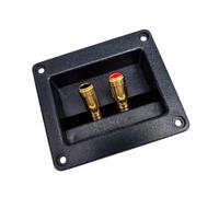 Oxxggkao Connecteur d'armoire en métal doré avec 2 poteaux de fixation | Plaque de terminal encastrée pour réparation et réparation